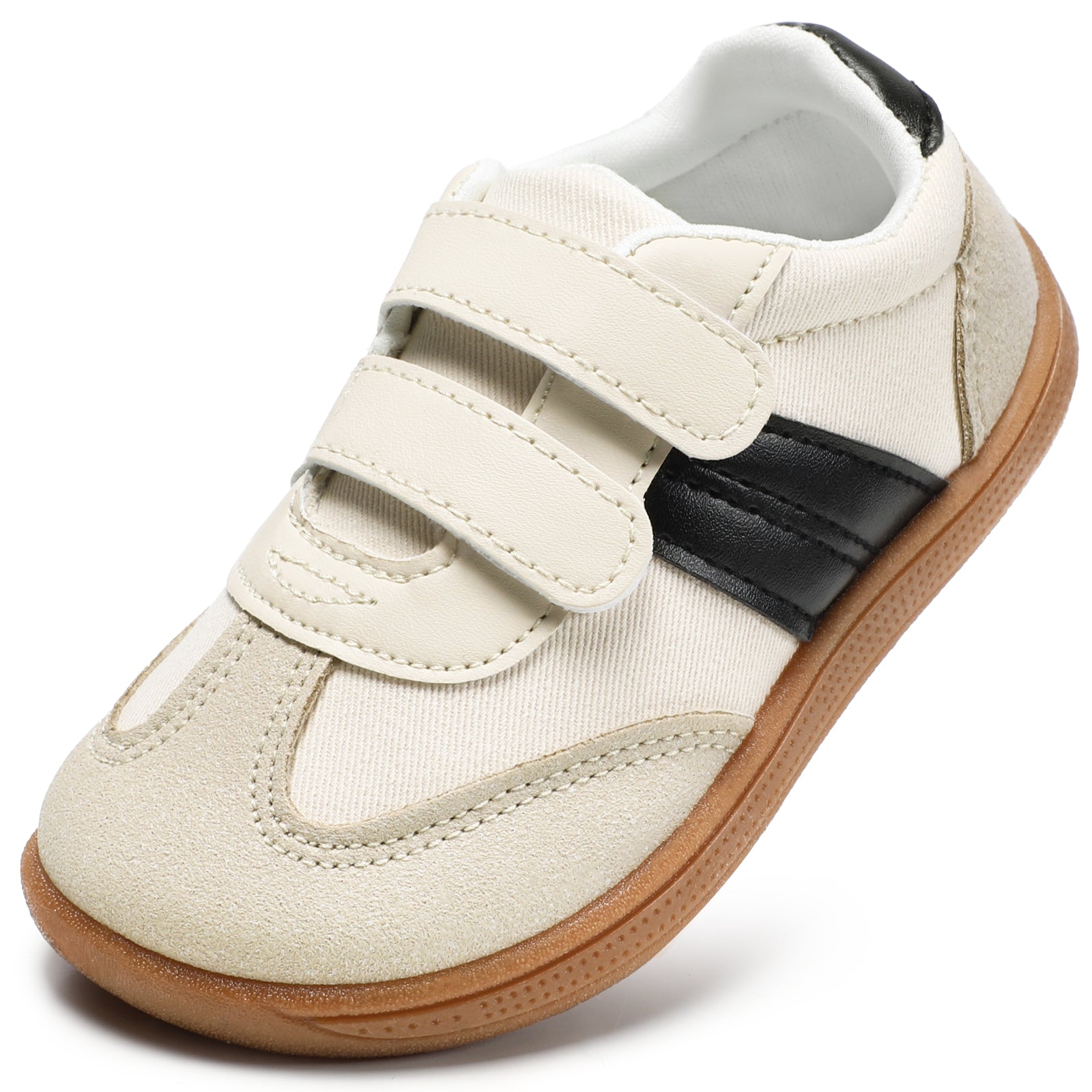 Toddler Wide Toe Box Shoes:Boys Barefoot Shoes Kids Walking