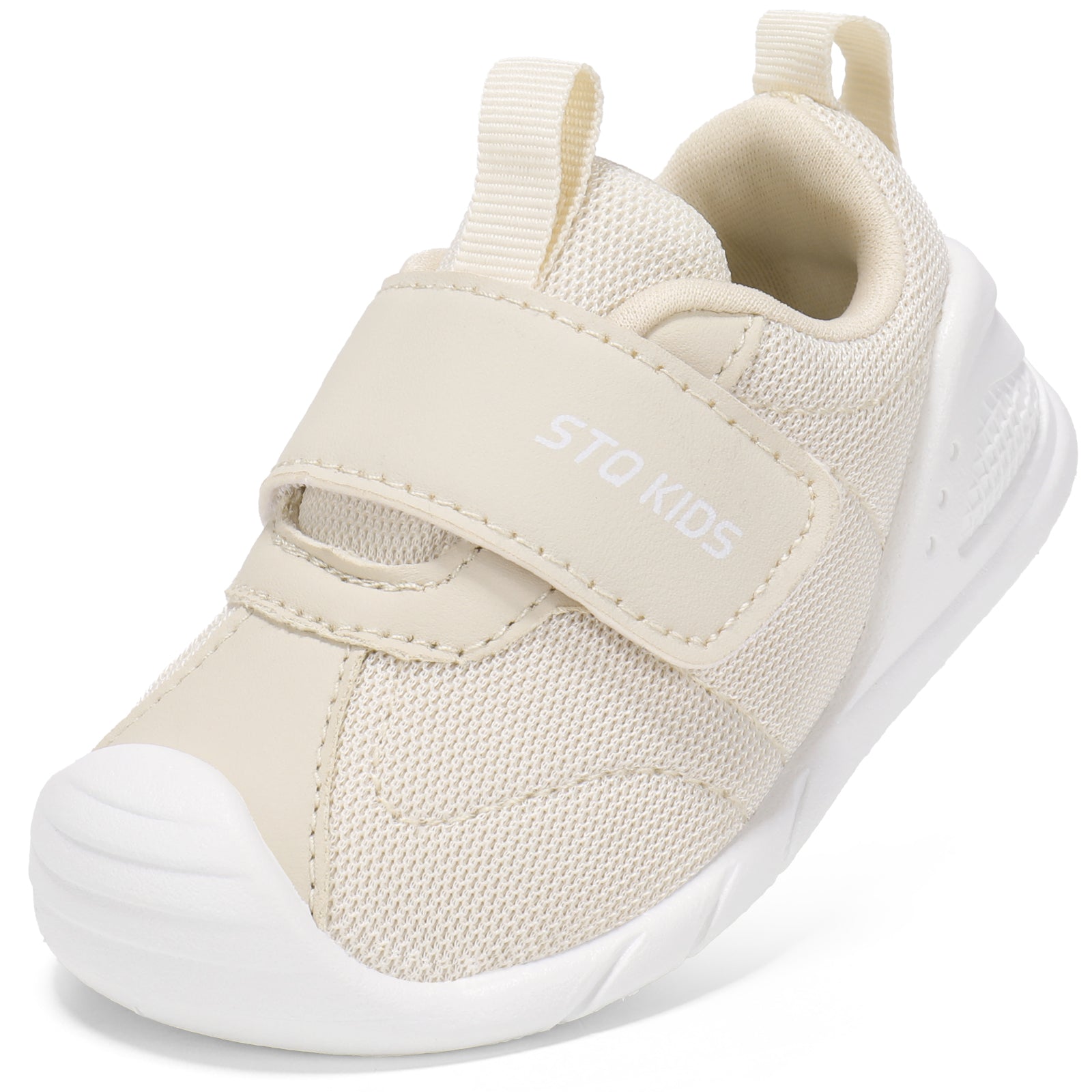 Baby Shoes Wide Toe Box Infant Boy Girl First Walker Shoe Toddler Crib Barefoot Sneakers Non-Slip Sole Soft Breathable Mesh Lightweight Walking Indoor