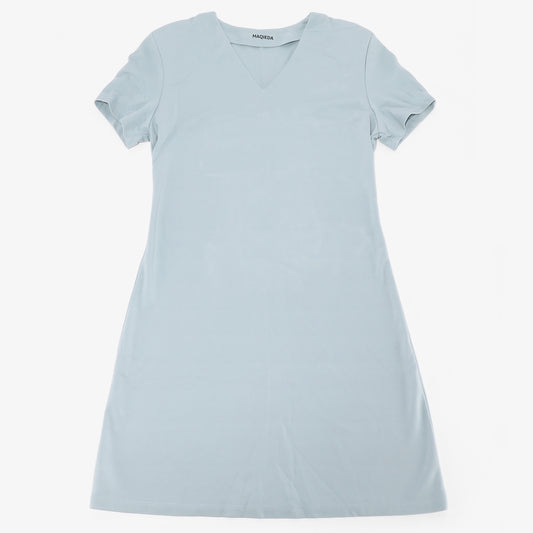 MAQIEDA summer cotton short sleeve dress