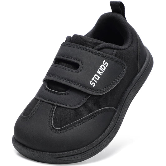 Wide Toe Box Toddler Shoes Zero Drop Boys Girls Barefoot Shoe Non-Slip Little Kids Sneakers for First Walking