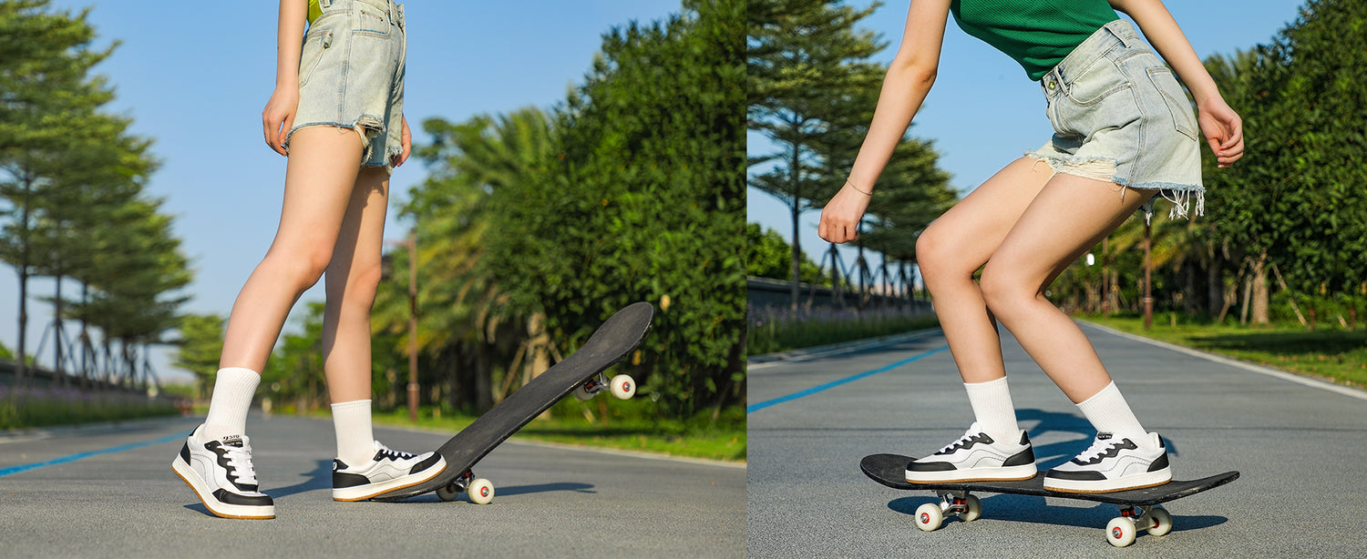 stq-logo-sneakers-banner-women-play-skateboard